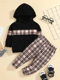 komplet-niemowlecy-bluza-spodnie-w-kratke-74