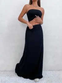 komplet-prazkowany-top-crop-bandeau-spodnica-rozkloszowana-maxi-shein-l