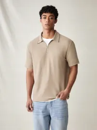 koszulka-polo-meska-z-krotkim-rekawem-brazowa-casual-shein-m