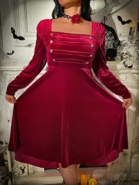 sukienka-welurowa-aksamitna-midi-ze-zlotymi-guzikami-burgundowa-shein-5xl