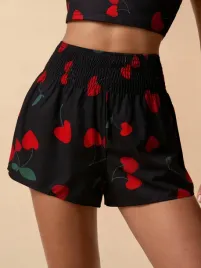 spodenki-szorty-z-motywem-wisni-elastyczna-talia-casual-shein-l-40