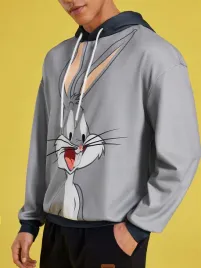 bluza-meska-z-kapturem-looney-toones-casual-shein-l