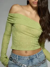 bluzka-letnia-z-odkrytymi-ramionami-teksturowana-zielona-missguided-xl