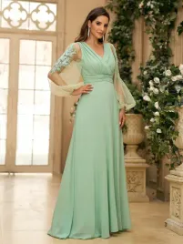 sukienka-wieczorowa-szyfonowa-z-siateczkowymi-rekawami-zielona-shein-xs-34