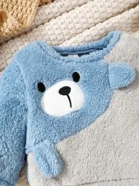 komplet-niemowlecy-pluszowy-teddy-bear-bluza-spodnie-niebieski-shein-80