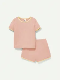 komplet-dziewczecy-2-pak-letni-bawelniany-prazkowany-top-spodenki-cozy-92