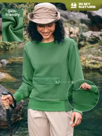 bluza-damska-outdoor-z-kieszenia-zielona-casual-shein-xl-42