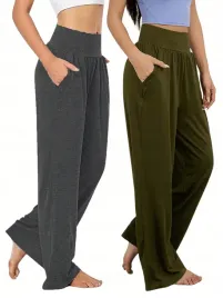 spodnie-z-szerokimi-nogawkami-2-pak-wysoki-stan-casual-shein-m-38