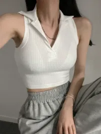 top-crop-prazkowany-dopasowany-bialy-casual-dazy-s-36