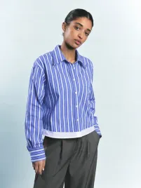 koszula-damska-w-paski-z-kontrastowym-wykonczenien-casual-shein-xs-34