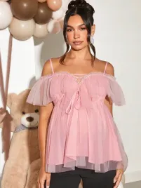 bluzka-ciazowa-elegancka-tiulowa-ze-sznurowanym-dekoltem-shein-xl-42