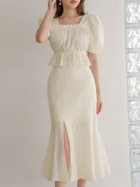 komplet-bawelniany-bezowy-bluzka-spodnica-casual-dazy-m-38