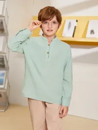 bluzka-chlopieca-z-mankietami-i-stojka-zielona-casual-158