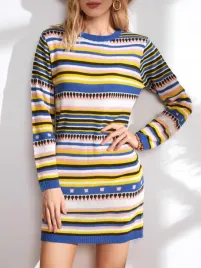 sukienka-dzianinowa-sweterkowa-casual-paski-l-40