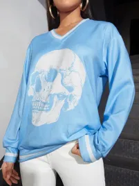 bluza-casual-z-nadrukiem-czaski-niebieska-xs-34