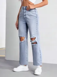 jeansy-proste-podarte-z-surowym-wykonczeniem-tall-niebieskie-shein-l-40