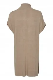 sweter-ponczo-z-wiskozy-z-golfem-luzny-khaki-casual-b-young-xl