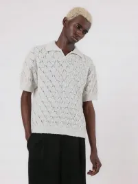 sweterek-meski-z-kolnierzykiem-krotki-rekaw-szary-casual-sumwon-s