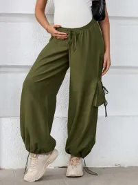 spodnie-ciazowe-bojowki-cargo-z-niskim-stanem-zielone-shein-xl-42