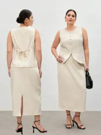 komplet-elegancki-bezowy-bluzka-z-guzikami-spodnica-maxi-shein-4xl-48