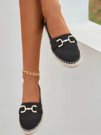 buty-damskie-mokasyny-zamszowe-slomiane-ze-zlota-klamra-czarne-shein-eur-41