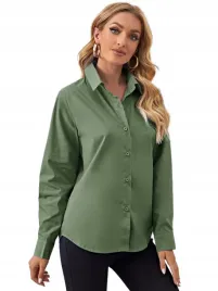 koszula-damska-casual-zielona-xs-34