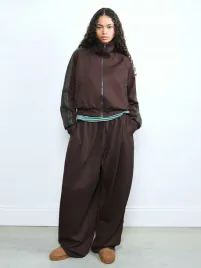 bluza-damska-oversize-vintage-z-lampasami-brazowa-casual-shein-s-36