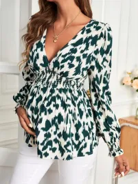 bluzka-ciazowa-rozkloszowana-z-elastyczna-talia-casual-shein-s-36