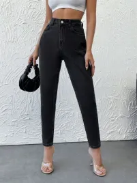 jeansy-zwezane-z-wysokim-stanem-czarne-casual-shein-xl-42