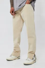 jeansy-meskie-proste-bezowe-z-rozcietymi-nogawkami-casual-boohoo-36