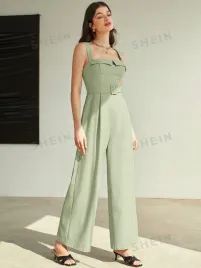 kombinezon-na-ramiaczkach-z-paskiem-zielony-casual-shein-m-38