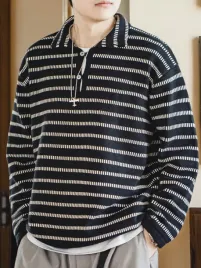 sweter-meski-z-kolnierzykiem-w-paski-czarny-shein-s