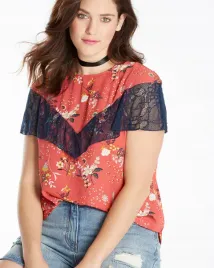 bluzka-casual-w-kwiaty-czerwona-z-koronka-5xl