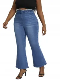 jeansy-dzwony-z-surowo-wykonczona-talia-shein-xxl-44