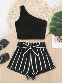komplet-dziewczecy-top-prazkowany-na-jedno-ramie-spodenki-casual-shein-162