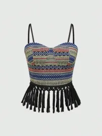 top-crop-boho-na-ramiaczkach-z-fredzlami-motyw-geometryczny-romwe-xs-34