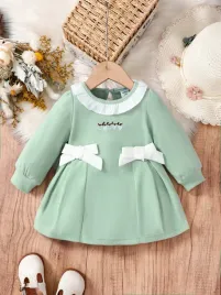 sukienka-niemowleca-diewczeca-z-kokardkami-zielona-casual-shein-74