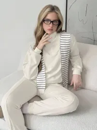 dres-komplet-dziewczecy-bezowy-bluza-spodnie-casual-shein-170