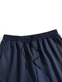 spodnie-meskie-proste-sciagane-w-pasie-granatowe-casual-shein-m