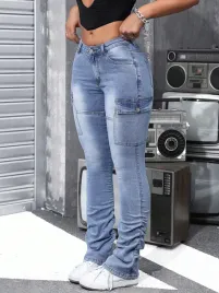 jeansy-bojowki-marszczone-obcisle-z-niskim-stanem-niebieskie-shein-xs-34
