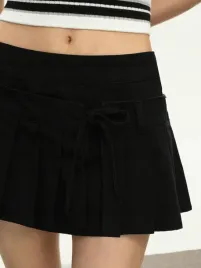 spodnico-spodenki-jeansowe-plisowane-czarne-stylowe-casual-shein-l-40