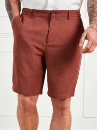 spodenki-meskie-letnie-z-domieszka-lnu-brazowe-casual-shein-s