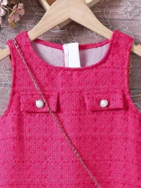 sukienka-dziewczeca-elegancka-tweedowa-plisowana-rozowa-casual-shein-146