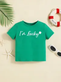 t-shirt-chlopiecy-bawelniany-ze-sloganem-zielony-casual-shein-86-92