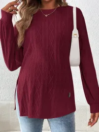 bluzka-ciazowa-teksturowana-burgundowa-casual-shein-xl-42