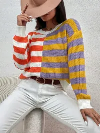 sweter-damski-casual-w-paski-wielokolorowy-l-40