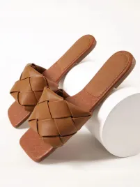 sandaly-damskie-eleganckie-imitacja-skory-brazowe