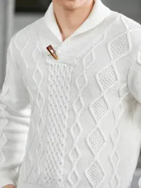 sweter-meski-z-kolnierzykiem-bialy-teksturowany-casual-shein-m