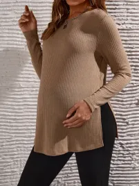 bluzka-ciazowa-sweterkowa-prazkowana-camel-casual-shein-m-38