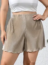 spodenki-szorty-plisowane-z-elastyczna-talia-khaki-casual-shein-3xl-46